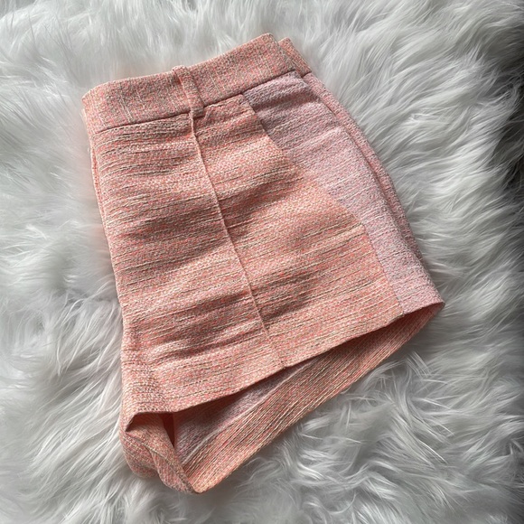 Aritzia Wilfred Tweed Shorts Coral / Orange Size 4 EUC - Picture 8 of 8
